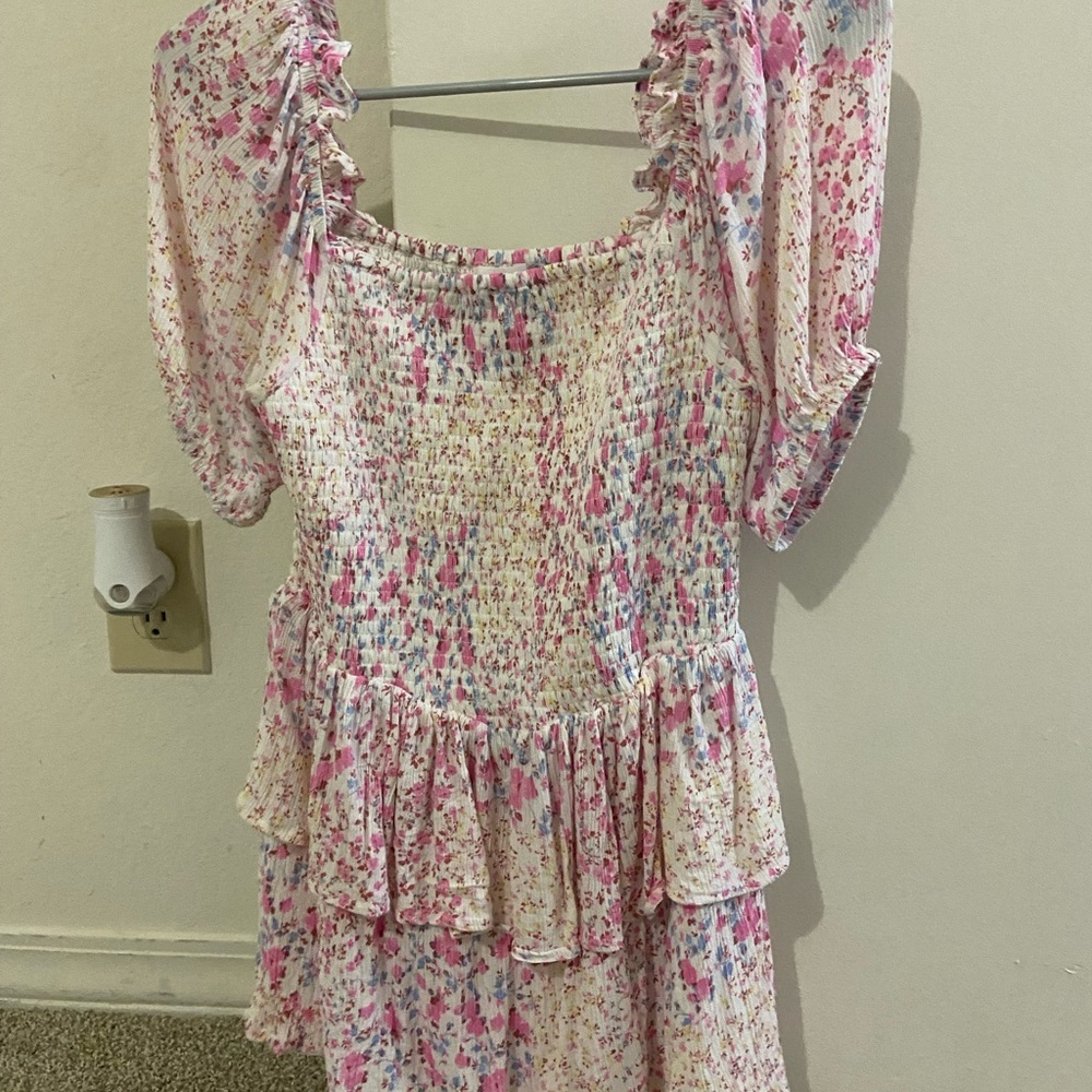 Japna Pink Floral Dress